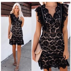 Black lace Vici dress